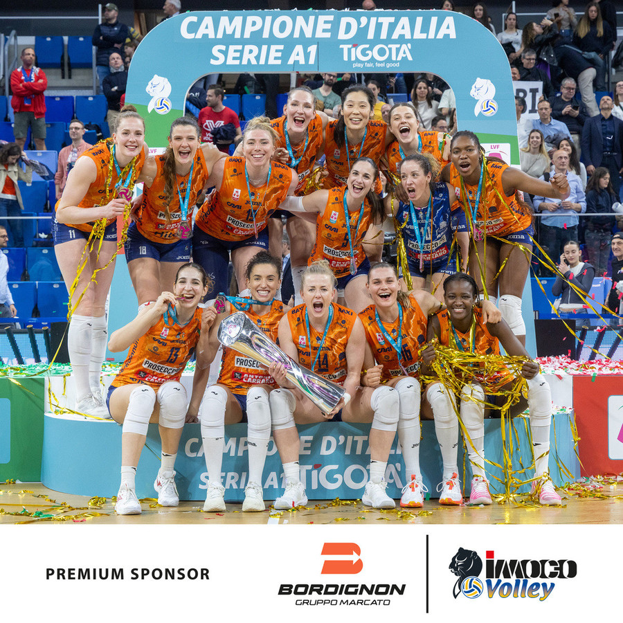 Bordignon nuovo Premium Sponsor di Prosecco DOC Imoco Conegliano