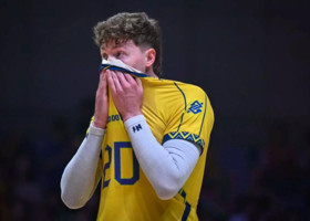 Lukas Bergmann con il Brasile (foto FIVB) Lukas Bergmann con il Brasile (foto FIVB)