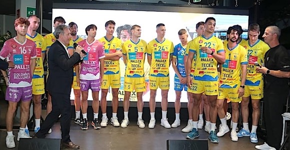 Il Belluno Volley alla presentazione della squadra