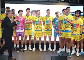 Il Belluno Volley alla presentazione della squadra