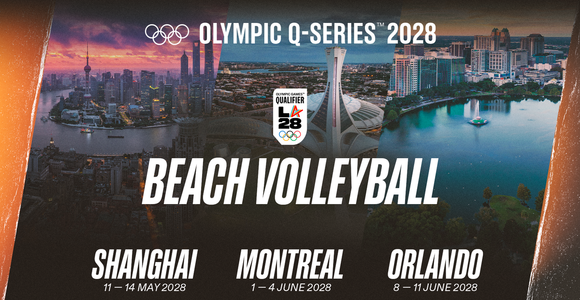 Il beach volley sarà presente in tre tappe delle Olympic Q-Series verso LA28