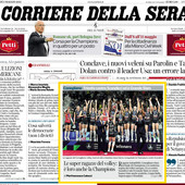 Champions League: Le prime pagine... Vince il Corsera