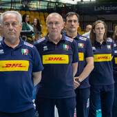 Velasco, Barbolini, Cichello i tre ct del'Italia