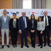 Al centro Michele De Conti con il Consiglio Regionale