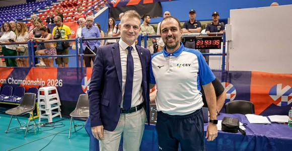 Cesare Armandola ha diretto la finale Polonia-Francia degli Europei Under 18 maschili Cesare Armandola ha diretto la finale Polonia-Francia degli Europei Under 18 maschili