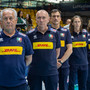 Velasco, Barbolini, Cichello i tre ct del'Italia