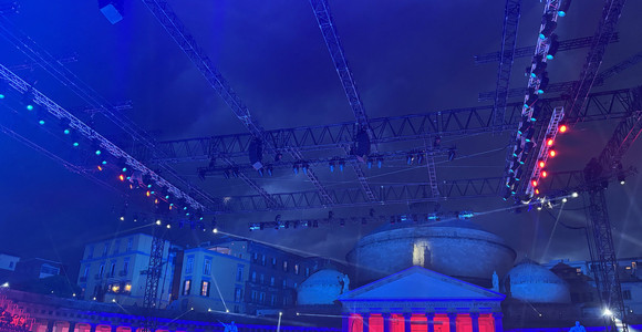 Eurovololey: Cielo coperto e forte vento a Napoli nel pre gara di Italia-Svezia