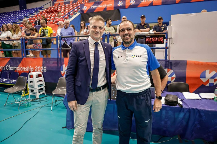 Cesare Armandola ha diretto la finale Polonia-Francia degli Europei Under 18 maschili Cesare Armandola ha diretto la finale Polonia-Francia degli Europei Under 18 maschili