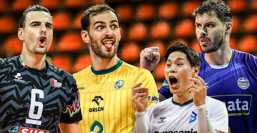 Stelle da semifinale...  Bruno, Russell, Nishida e Bruno