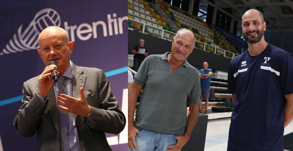 Da Re, il presidente Poli, Kaziyski Da Re, il presidente Poli, Kaziyski