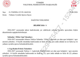 Turchia: Dalla stagione 2026/27 cambia il limite degli stranieri in Sultanlar ed Efeler Ligi... 6 tesserabili nei massimi campionati