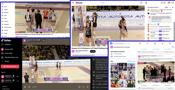 Lega Volley Femminile: Primi segnali dalle dirette social. Iniziata la sperimentazione con i Playoff Challenge