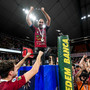 Domotek, il capitano Laganà celebra il tris: "Orgoglio immenso" Domotek, il capitano Laganà celebra il tris: "Orgoglio immenso"