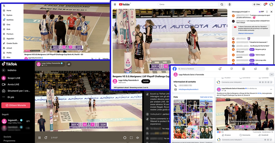 Lega Volley Femminile: Primi segnali dalle dirette social. Iniziata la sperimentazione con i Playoff Challenge Lega Volley Femminile: Primi segnali dalle dirette social. Iniziata la sperimentazione con i Playoff Challenge