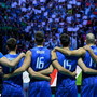 Gli azzurri durante il CEV Enel EuroVolley 2026 Gli azzurri durante il CEV Enel EuroVolley 2026