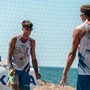 Una coppia azzurra agli Europei Under 20 di beach volley a Battipaglia (foto Federvolley)