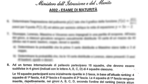 Maturità 2026, nella prova di matematica spunta la pallavolo: gironi, ranking e sorteggi come in Champions League Maturità 2026, nella prova di matematica spunta la pallavolo: gironi, ranking e sorteggi come in Champions League