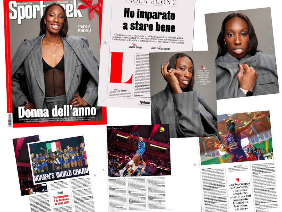 Sportweek celebra Paola Egonu. "Ho imparato a stare bene"
