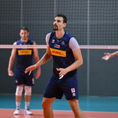 Simone Giannelli alla vigilia di Italia-Germania nella FIPAV Cup Men Elite