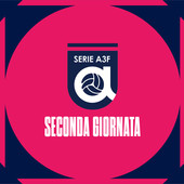 Serie A3 femminile, seconda giornata. Grafica FIPAV.