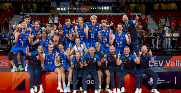 La Finlandia festeggia il titolo #EuroLeagueM 2026 La Finlandia festeggia il titolo #EuroLeagueM 2026