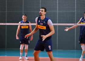 Simone Giannelli alla vigilia di Italia-Germania nella FIPAV Cup Men Elite Simone Giannelli alla vigilia di Italia-Germania nella FIPAV Cup Men Elite