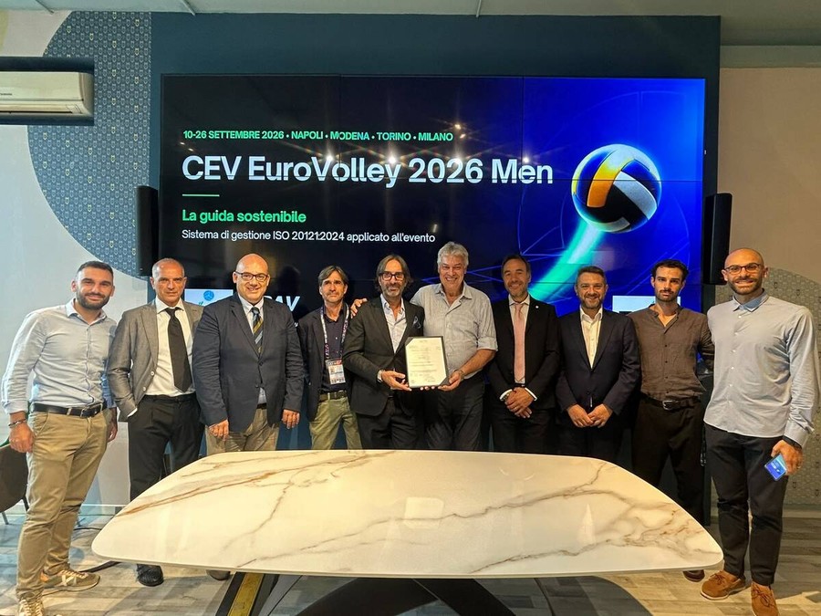 La certificazione ISO 20121:2024 ottenuta dalla FIPAV