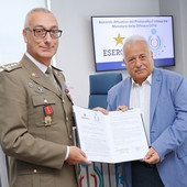 La firma dell'accordo tra FIPAV ed Esercito La firma dell'accordo tra FIPAV ed Esercito