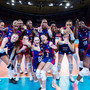 La Francia festeggia il successo sulla Slovacchia agli Europei Femminili 2026 (foto CEV) La Francia festeggia il successo sulla Slovacchia agli Europei Femminili 2026 (foto CEV)