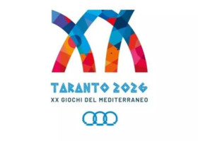 Il logo dei Giochi del Mediterraneo di Taranto 2026 Il logo dei Giochi del Mediterraneo di Taranto 2026