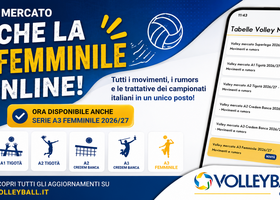 Volleyball.it+: online anche il tabellone del Volley Mercato di Serie A3 femminile Volleyball.it+: online anche il tabellone del Volley Mercato di Serie A3 femminile