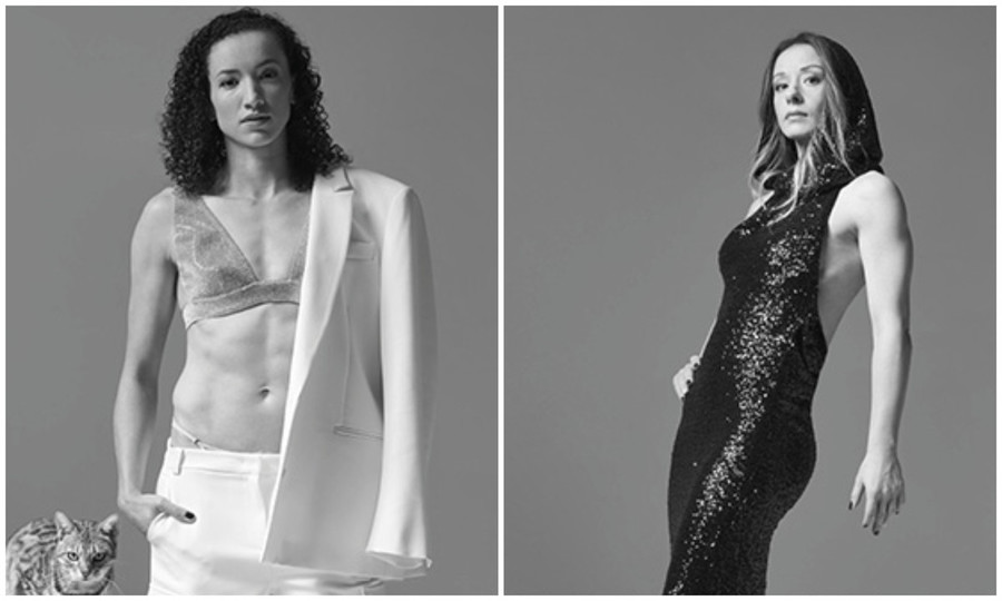 Gabi e De Gennaro, versione calendario, due delle stelle domani sera in campo Gabi e De Gennaro, versione calendario, due delle stelle domani sera in campo