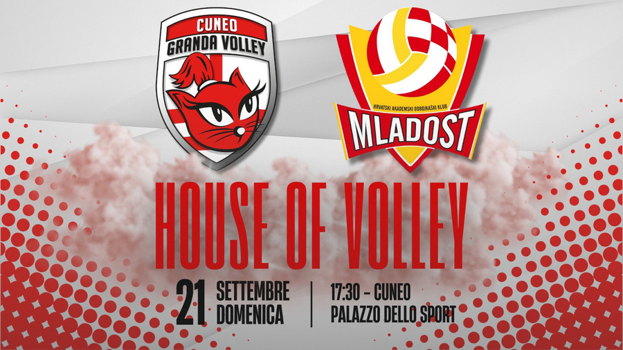 House of Volley: A settembre Cuneo ospita l’ambizioso club croato HAOK Mladost