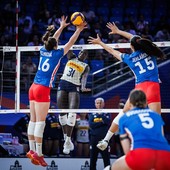 L'Italia supera la Repubblica Ceca nella Pool 5 di VNL a Pasig City L'Italia supera la Repubblica Ceca nella Pool 5 di VNL a Pasig City