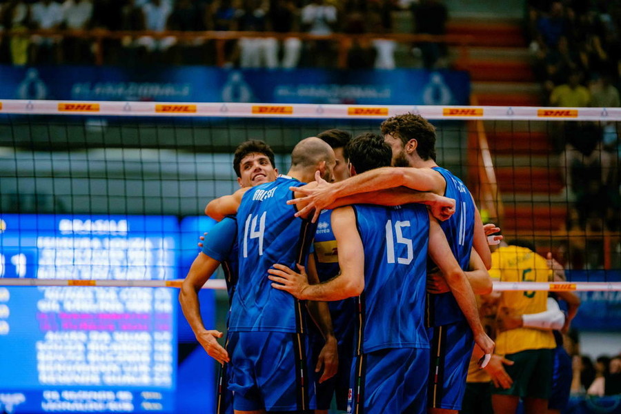 Italia-Brasile al PalaRescifina di Messina nella FIPAV Cup Men Elite