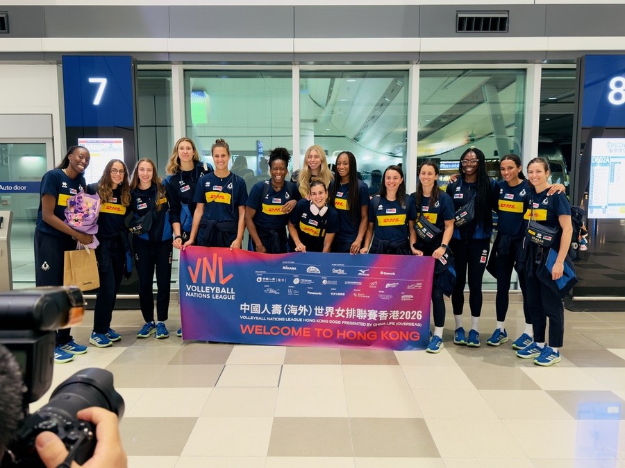 L'Italia femminile è arrivata a Hong Kong per la Week 3 di VNL