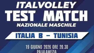L’Italia maschile a Lamezia Terme: test match con la Tunisia il 19 giugno L’Italia maschile a Lamezia Terme: test match con la Tunisia il 19 giugno
