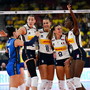L'Italia durante la vittoria contro la Svezia agli EuroVolley 2026 L'Italia durante la vittoria contro la Svezia agli EuroVolley 2026