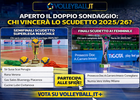 Sondaggi aperti su Volleyball.it+: Chi vincerà lo scudetto?