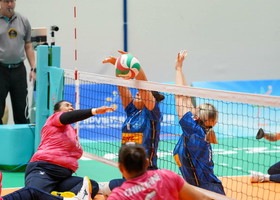 L'Italia femminile di sitting volley nella gara mondiale contro la Thailandia L'Italia femminile di sitting volley nella gara mondiale contro la Thailandia