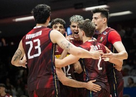 L'Italia maschile durante la VNL 2026 a Ottawa L'Italia maschile durante la VNL 2026 a Ottawa