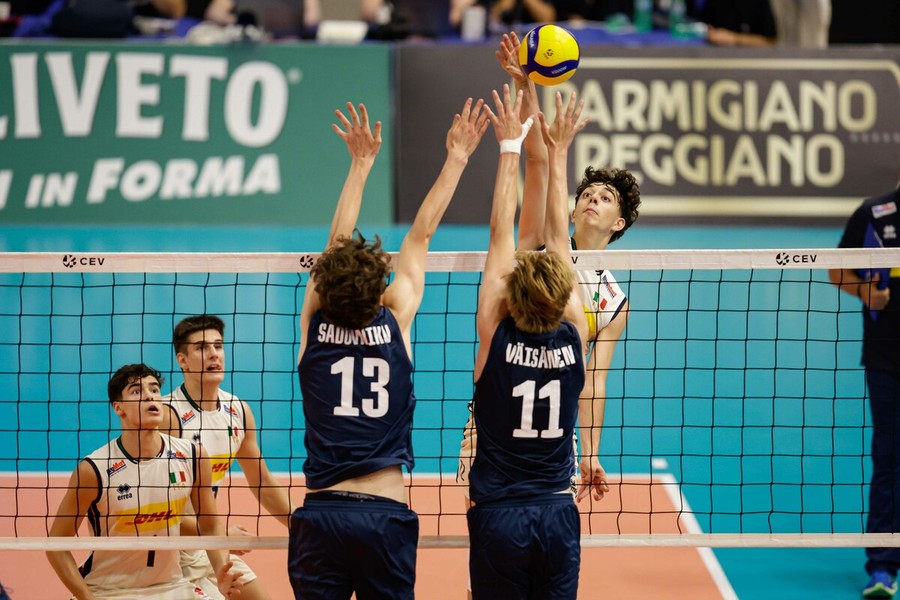 L'Italia Under 18 maschile supera la Finlandia 3-1 agli Europei di Porto San Giorgio