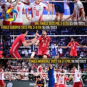 Le ultime tre finali Italia - Polonia (by Volleyinbarba) Le ultime tre finali Italia - Polonia (by Volleyinbarba)
