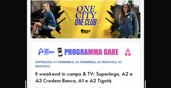 Volleyball.it+: Tutte le partite del weekend e i link alle dirette e streaming sull'APP Volleyball.it+: Tutte le partite del weekend e i link alle dirette e streaming sull'APP