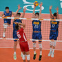 Un momento del test match tra Italia e Turchia a Bergamo
