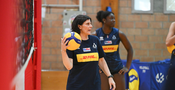 Monica Cresta coach della Nazionale italiana Under 17 femminile Monica Cresta coach della Nazionale italiana Under 17 femminile