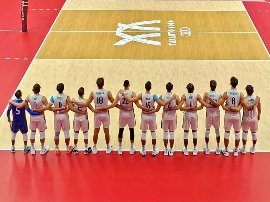 L'Italia maschile festeggia il successo sul Portogallo ai Giochi del Mediterraneo L'Italia maschile festeggia il successo sul Portogallo ai Giochi del Mediterraneo
