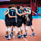L'Italia Under 17 durante la vittoria contro Cuba ai Mondiali di Doha