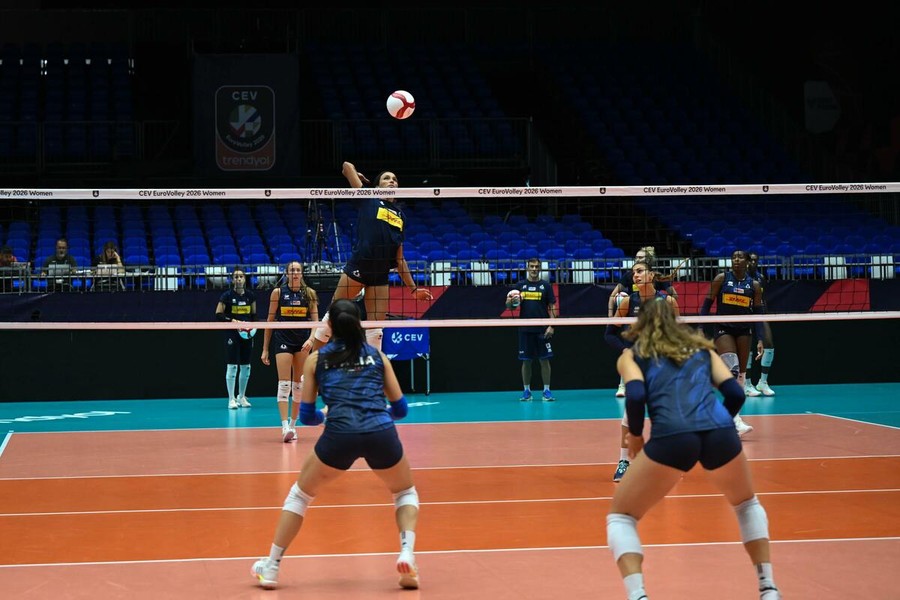 Le azzurre al lavoro a Brno in vista dell'ottavo di finale contro la Bulgaria Le azzurre al lavoro a Brno in vista dell'ottavo di finale contro la Bulgaria