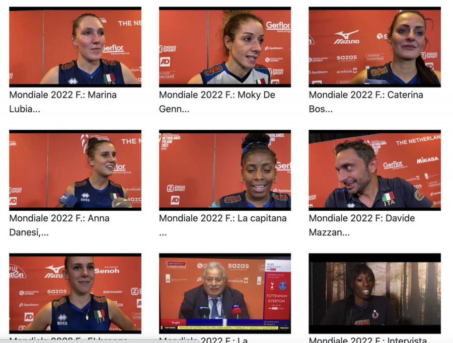 Mondiali 2022 F.: Le parole di bronzo delle azzurre.... Sylla, Danesi, Bosetti, De Gennaro, Orro, Lubian